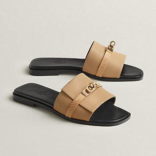 サンダル 《ジュリア》 - ベージュ | Hermès - エルメス-公式サイト